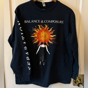 Balance and Composure Long Sleeve Band Tshirt